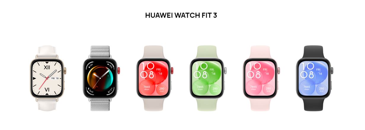 Huawei Watch Fit 3 Amled Display 1.82 Huawei Smart Watch Fit 3 Compatible with iOS & Android