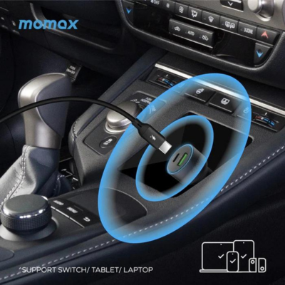 MOMAX CAR CHARGER DUAL PORT