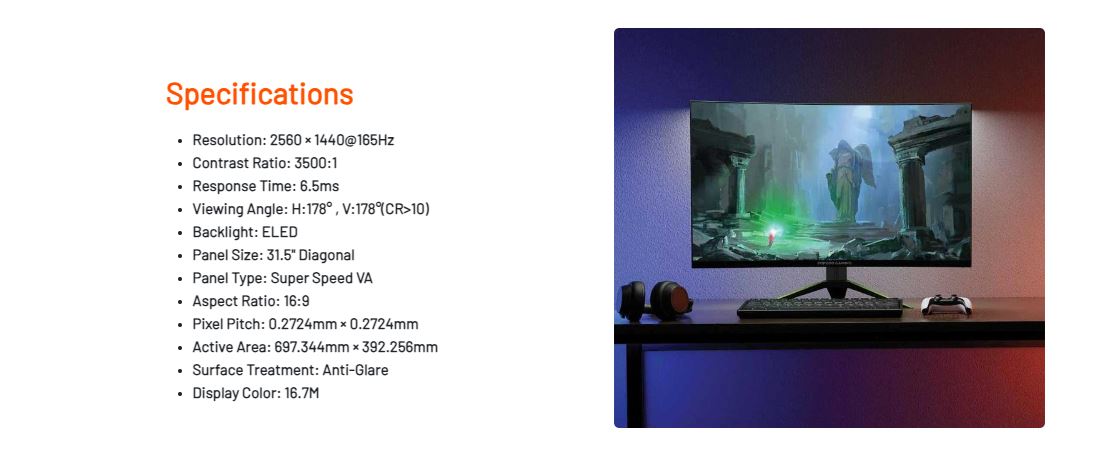 computer monitor gaming 4k monitor