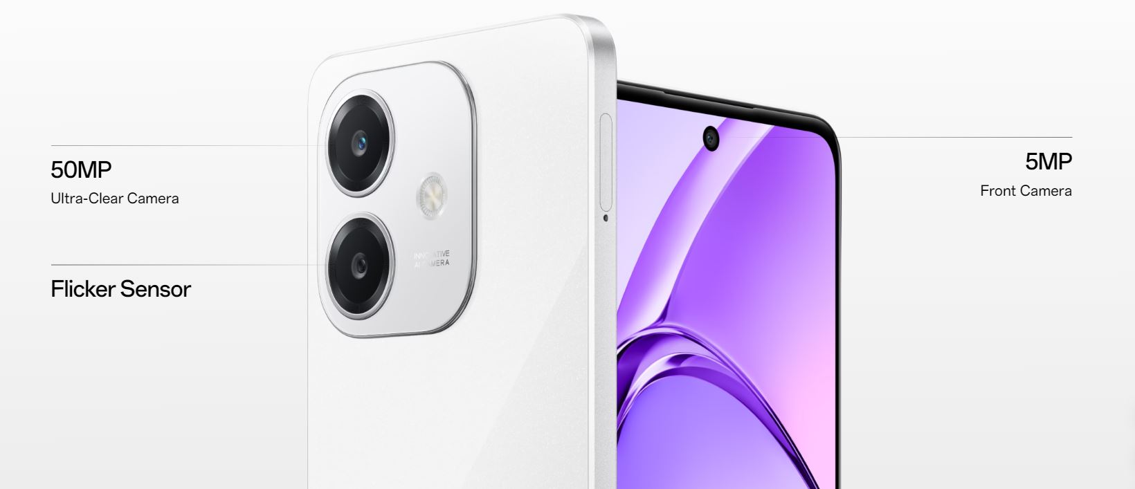 OPPO A3 phone demonstrating multiple liquid resistance with water splash-proof design.