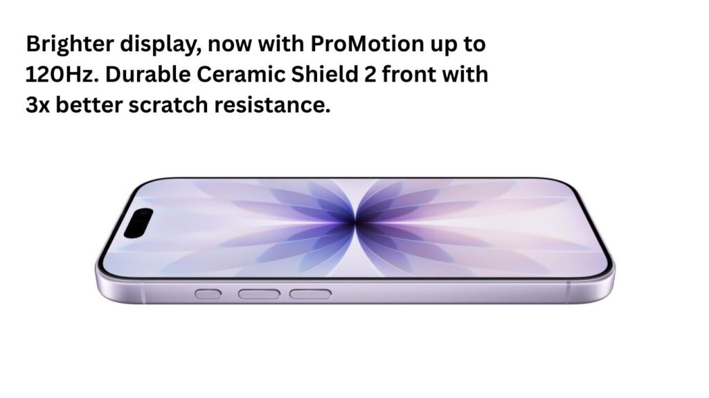 iPhone 17 rear design – 48MP Dual Fusion camera with sleek glass finish